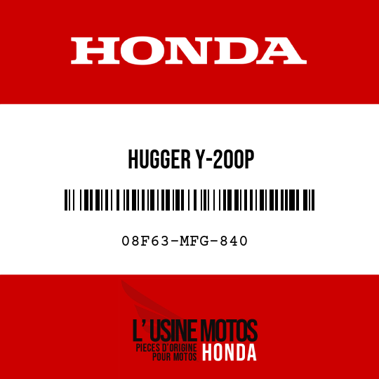image de 08F63-MFG-840 HUGGER Y-200P