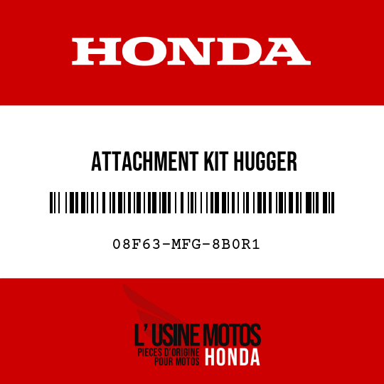 image de 08F63-MFG-8B0R1 ATTACHMENT KIT HUGGER