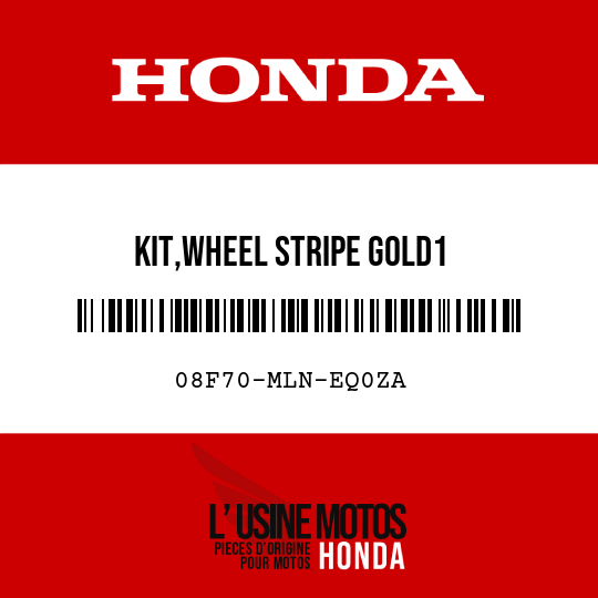 image de 08F70-MLN-EQ0ZA KIT,WHEEL STRIPE GOLD1