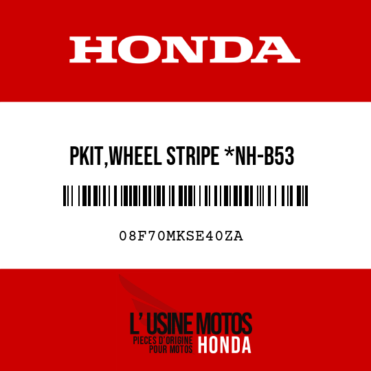 image de 08F70MKSE40ZA PKIT,WHEEL STRIPE *NH-B53