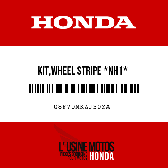 image de 08F70MKZJ30ZA KIT,WHEEL STRIPE *NH1*