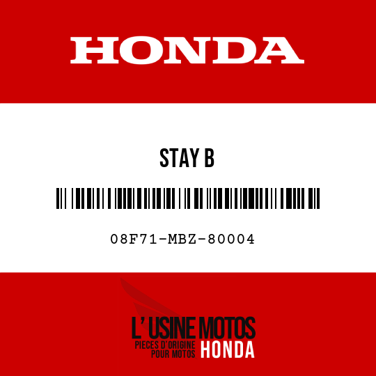 image de 08F71-MBZ-80004 STAY B