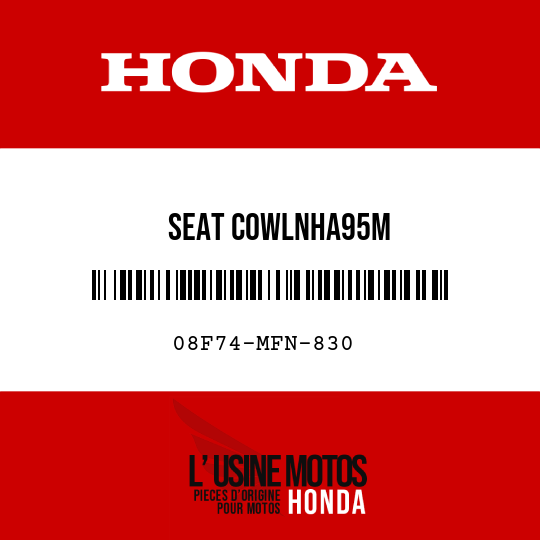 image de 08F74-MFN-830 SEAT COWLNHA95M