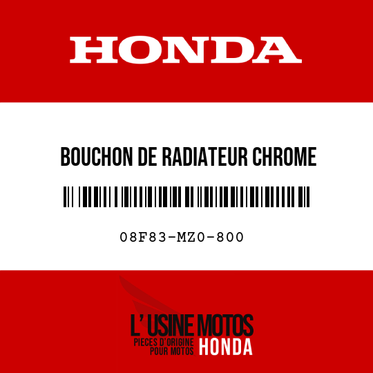 image de 08F83-MZ0-800 BOUCHON DE RADIATEUR CHROME