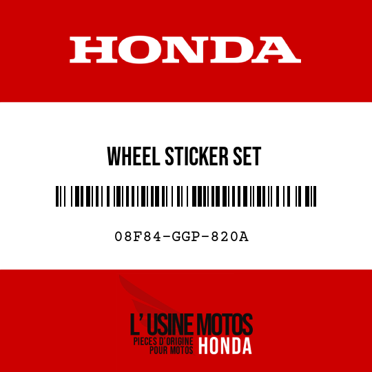 image de 08F84-GGP-820A WHEEL STICKER SET