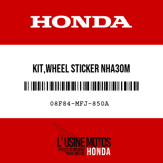 image de 08F84-MFJ-850A KIT,WHEEL STICKER NHA30M