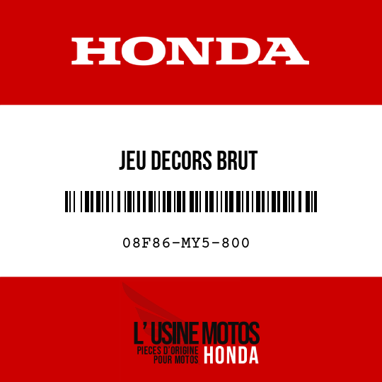 image de 08F86-MY5-800 JEU DECORS BRUT