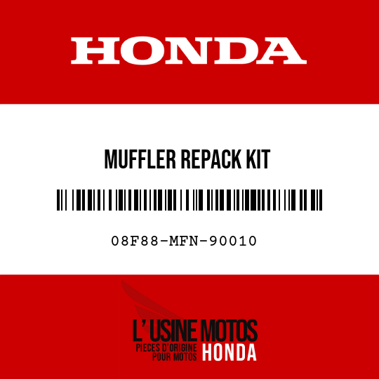image de 08F88-MFN-90010 MUFFLER REPACK KIT