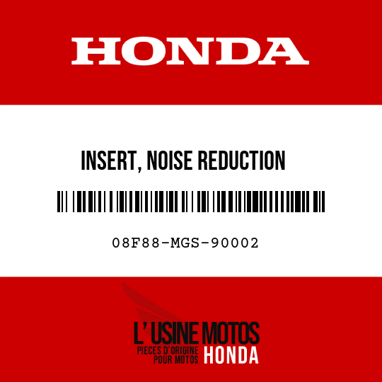 image de 08F88-MGS-90002 INSERT, NOISE REDUCTION