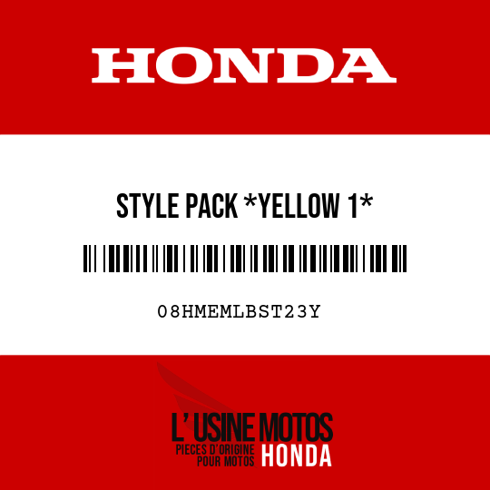 image de 08HMEMLBST23Y STYLE PACK *YELLOW 1*