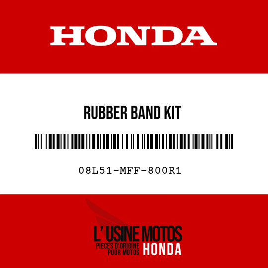 image de 08L51-MFF-800R1 RUBBER BAND KIT