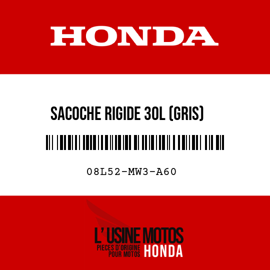 image de 08L52-MW3-A60 SACOCHE RIGIDE 30L (GRIS)