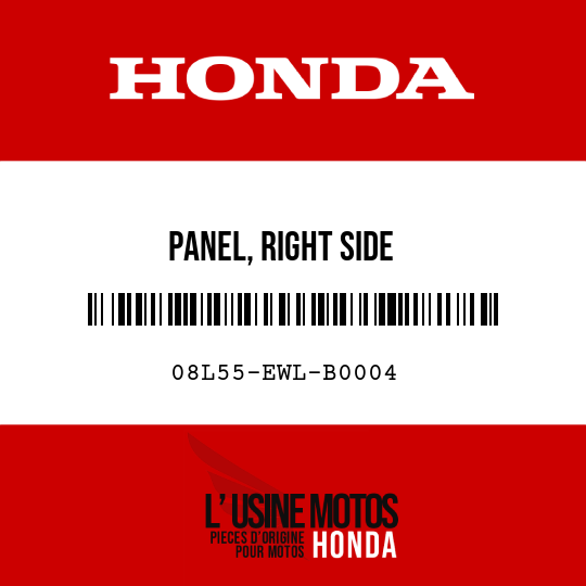 image de 08L55-EWL-B0004 PANEL, RIGHT SIDE