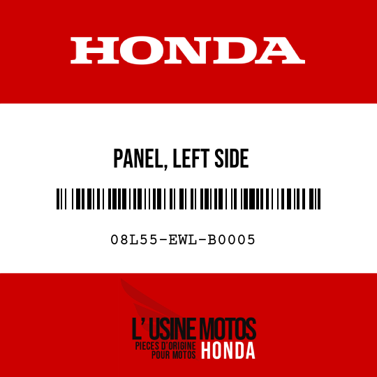 image de 08L55-EWL-B0005 PANEL, LEFT SIDE