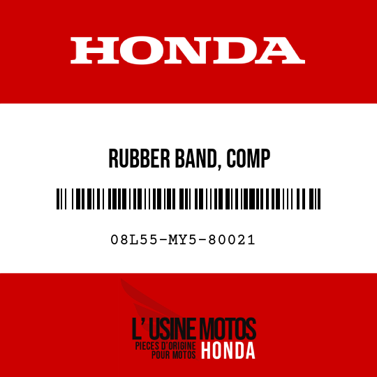 image de 08L55-MY5-80021 RUBBER BAND, COMP