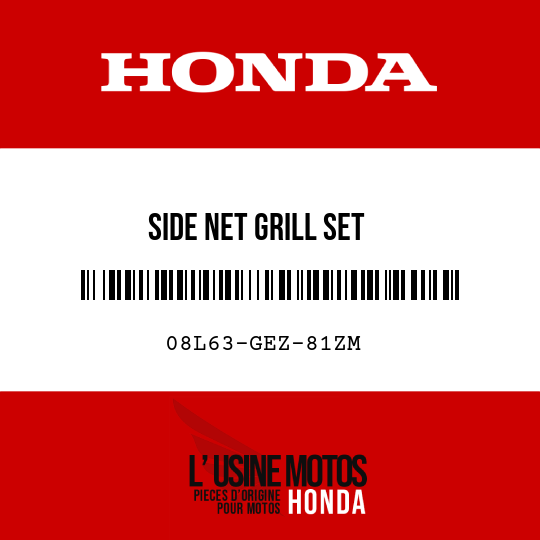 image de 08L63-GEZ-81ZM SIDE NET GRILL SET