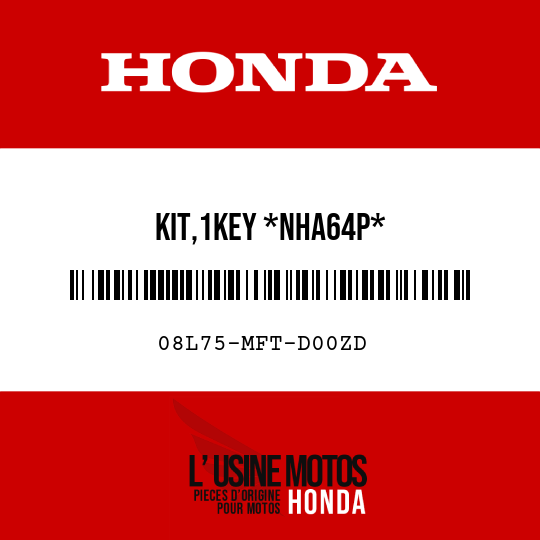image de 08L75-MFT-D00ZD KIT,1KEY *NHA64P*