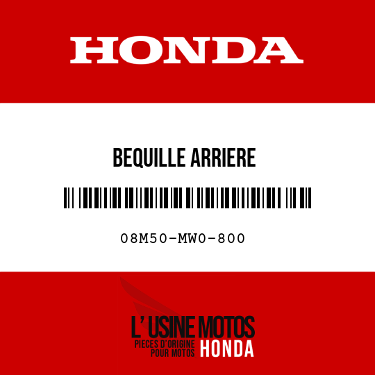 image de 08M50-MW0-800 BEQUILLE ARRIERE