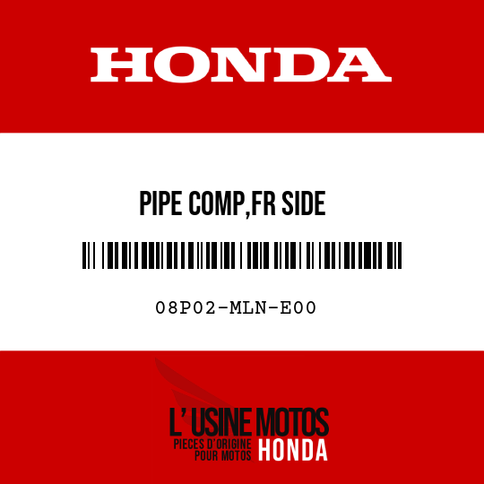 image de 08P02-MLN-E00 PIPE COMP,FR SIDE