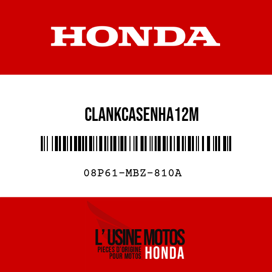 image de 08P61-MBZ-810A CLANKCASENHA12M