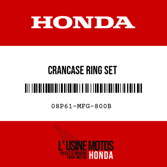 image de 08P61-MFG-800B CRANCASE RING SET