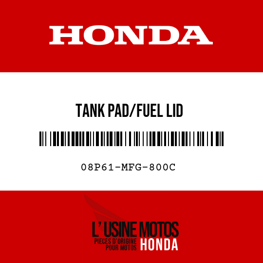image de 08P61-MFG-800C TANK PAD/FUEL LID