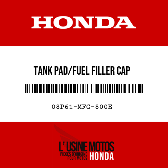 image de 08P61-MFG-800E TANK PAD/FUEL FILLER CAP