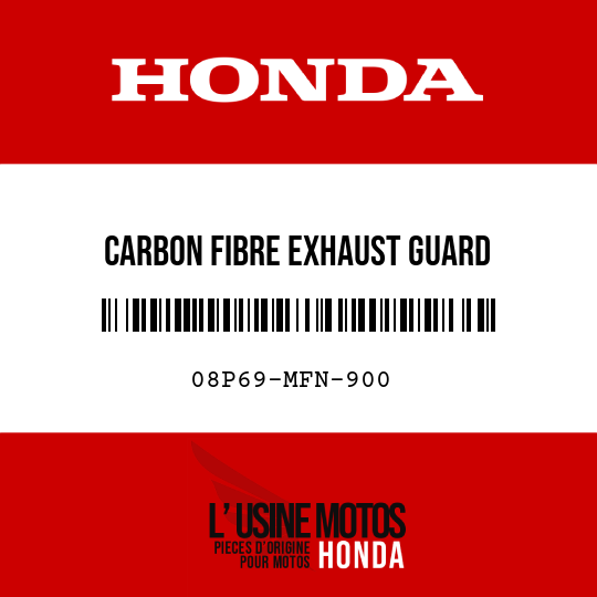 image de 08P69-MFN-900 CARBON FIBRE EXHAUST GUARD