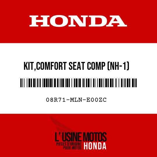 image de 08R71-MLN-E00ZC KIT,COMFORT SEAT COMP (NH-1)