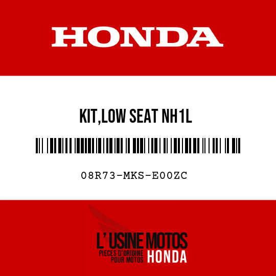 image de 08R73-MKS-E00ZC KIT,LOW SEAT NH1L