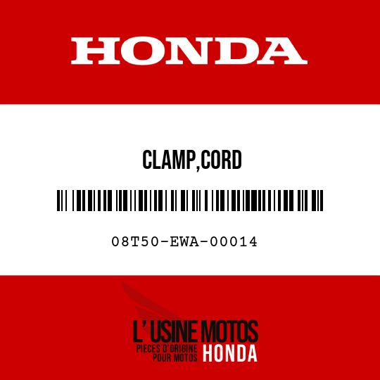 image de 08T50-EWA-00014 CLAMP,CORD