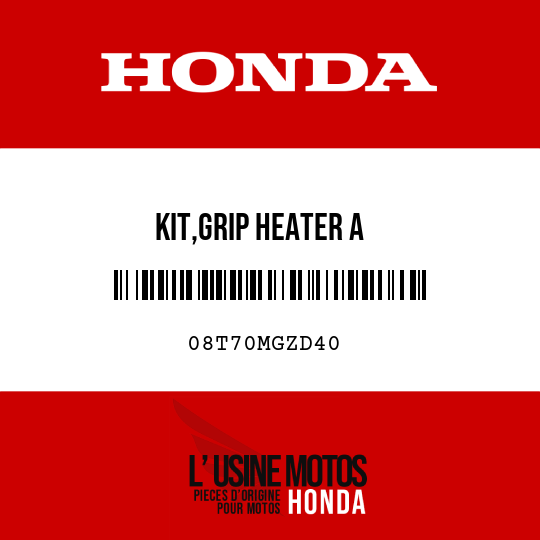 image de 08T70MGZD40 KIT,GRIP HEATER A