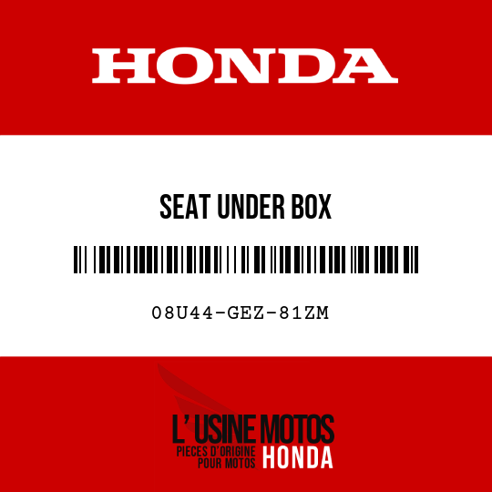 image de 08U44-GEZ-81ZM SEAT UNDER BOX