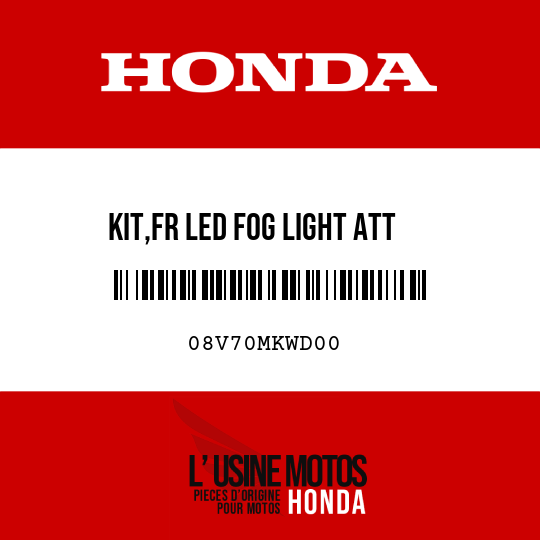 image de 08V70MKWD00 KIT,FR LED FOG LIGHT ATT