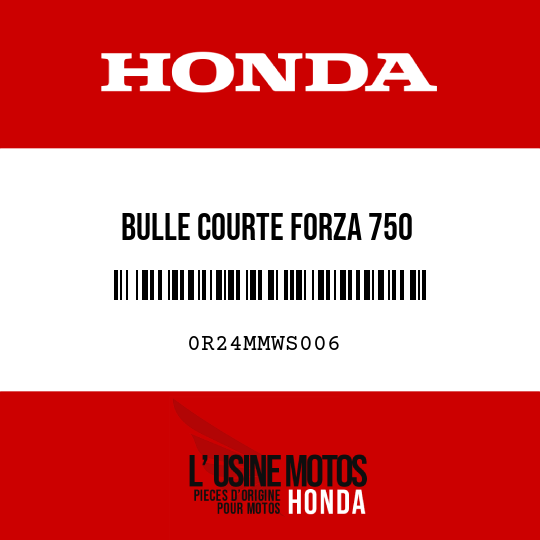 image de 0R24MMWS006 BULLE COURTE FORZA 750