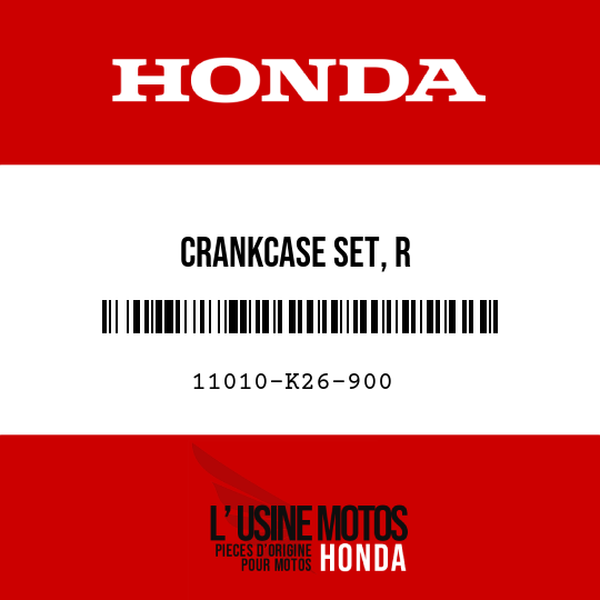 image de 11010-K26-900 CRANKCASE SET, R