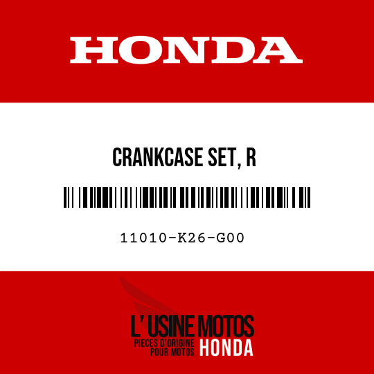 image de 11010-K26-G00 CRANKCASE SET, R