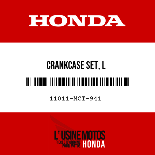 image de 11011-MCT-941 CRANKCASE SET, L