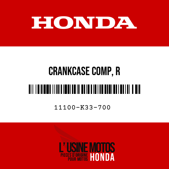 image de 11100-K33-700 CRANKCASE COMP, R