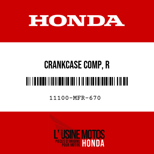 image de 11100-MFR-670 CRANKCASE COMP, R