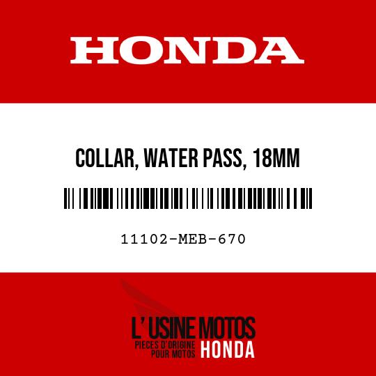 image de 11102-MEB-670 COLLAR, WATER PASS, 18MM
