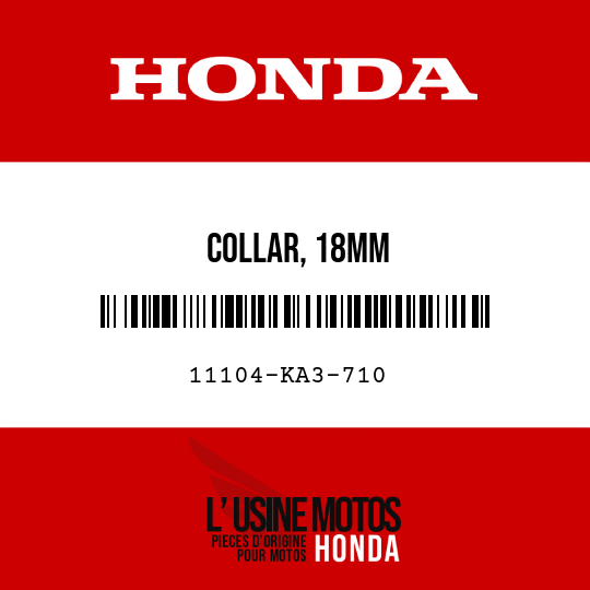 image de 11104-KA3-710 COLLAR, 18MM