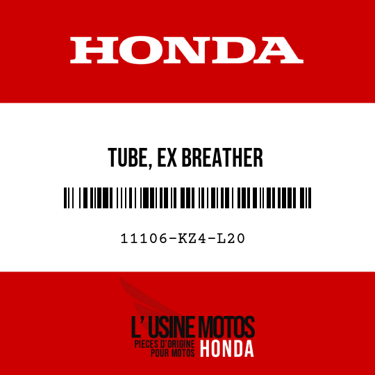 image de 11106-KZ4-L20 TUBE, EX BREATHER