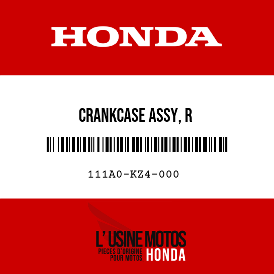image de 111A0-KZ4-000 CRANKCASE ASSY, R
