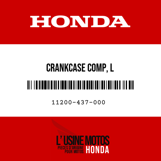 image de 11200-437-000 CRANKCASE COMP, L