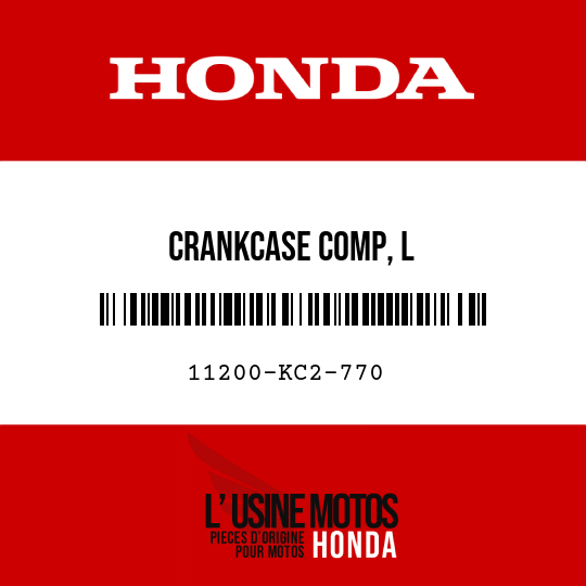 image de 11200-KC2-770 CRANKCASE COMP, L