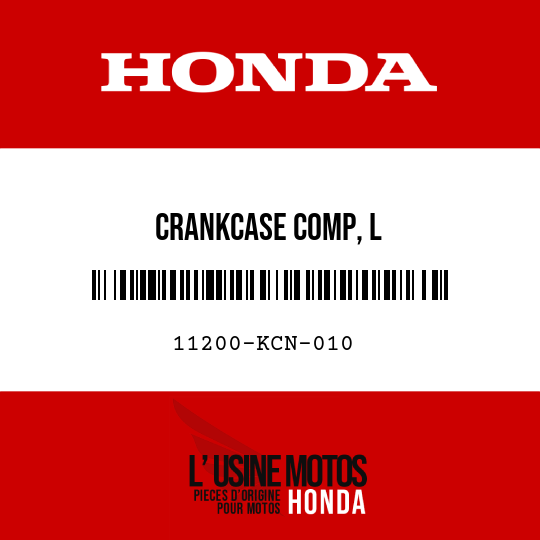image de 11200-KCN-010 CRANKCASE COMP, L