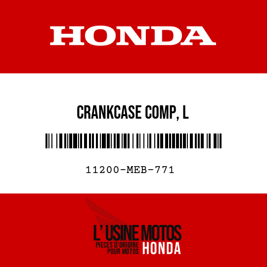 image de 11200-MEB-771 CRANKCASE COMP, L
