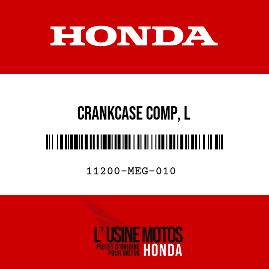 image de 11200-MEG-010 CRANKCASE COMP, L