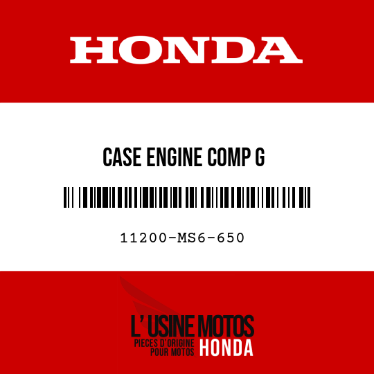 image de 11200-MS6-650 CASE ENGINE COMP G